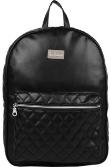 Duvet Black PU Backpack