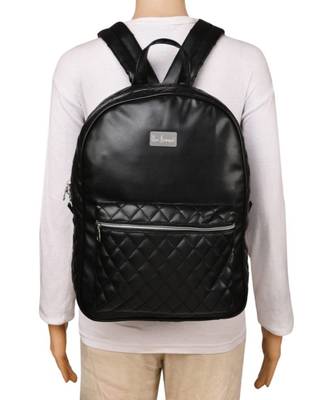 Duvet Black PU Backpack 5