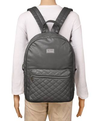 Duvet Grey PU Backpack 5