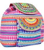 Nava Multicolor Jacquard Backpack