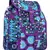 Florid Purple Multicolor Canvas Backpack