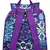 Florid Purple Multicolor Canvas Backpack