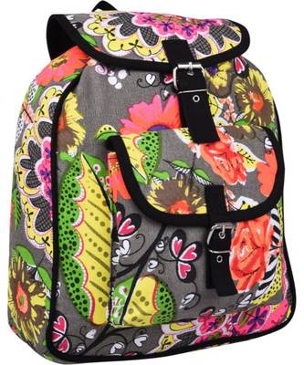Florid Multicolor Canvas Backpack 2