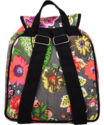 Florid Multicolor Canvas Backpack 4