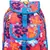 Florid Pink Multicolor Canvas Backpack