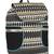 Nava Black & White Cotton Jacquard Backpack