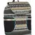 Nava Black & White Cotton Jacquard Backpack