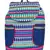 Nava Blue & Multi Cotton Jacquard Backpack