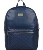 Duvet Teal Blue PU Backpack