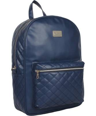 Duvet Teal Blue PU Backpack 2