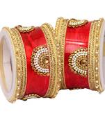 Red bangles-and-bracelets