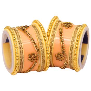 Beige Bangles And Bracelets 1