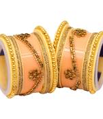 Beige Bangles And Bracelets