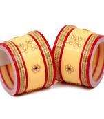 Beige Bangles And Bracelets