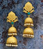 Golden Jhumkas