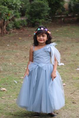 Sky Net Gown For Girl 1