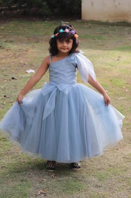 Sky Net Gown For Girl 2