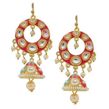Multicolor Kundan Earrings for Beautiful Womans 2