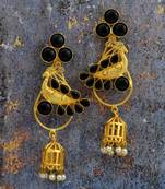 Peocock Jhumki Earring