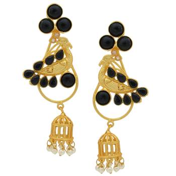 Peocock Jhumki Earring 2