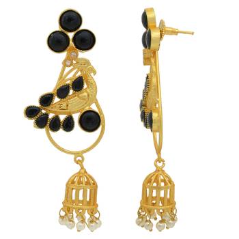 Peocock Jhumki Earring 4