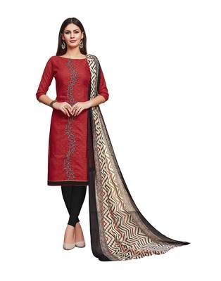Brown Floral Print Cotton Salwar 1