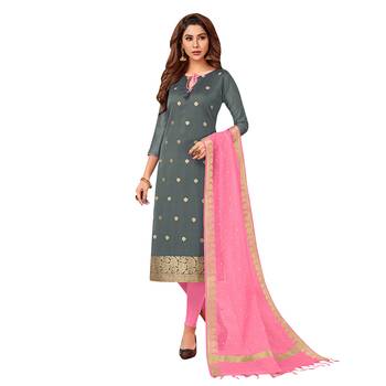 Grey banarasi banarasi salwar 1