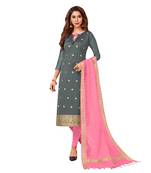 Grey banarasi banarasi salwar