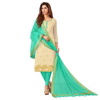 Beige Banarasi Banarasi Salwar 1