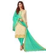 Beige Banarasi Banarasi Salwar