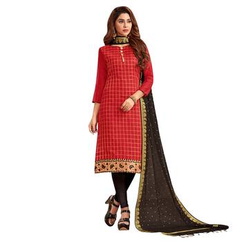 Red Banarasi Banarasi Salwar 1