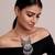 Statement Silver Necklace with Tassels