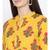 yellow printed cotton stitched kurti