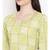 green printed cotton stitched kurti