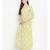 green printed cotton stitched kurti