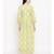 green printed cotton stitched kurti