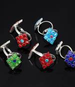 Multicolor Toe Rings