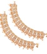 Bridal Kundan Anklets For Women A022W