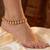 Gold Plated Traditional Kundan Anklets for Women 
