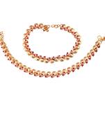 Traditional Kundan Anklets For Women A024R