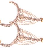 Traditional Kundan Anklets For Women A028W