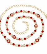 Traditional Kundan & Stone Studded Kamarband For Women B003R