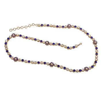 Traditional Gold Plated Kundan & Stone Studded Kamarband For Women B003 1
