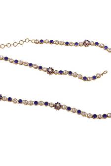 Traditional Gold Plated Kundan & Stone Studded Kamarband For Women B003