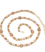 Traditional Gold Plated Kundan & Stone Studded Kamarband For Women B017