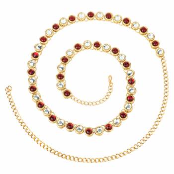 Kundan Belly Chain Kamarband For Girls Women  1