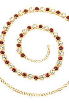 Kundan Belly Chain Kamarband For Girls Women (B020M)