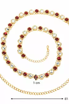 Kundan Belly Chain Kamarband For Girls Women 
