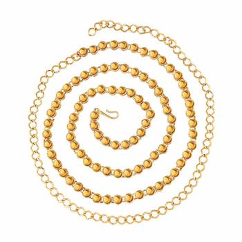 Gold Plated Kundan Belly Chain Kamarband For Girls Women  1