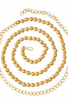 Gold Plated Kundan Belly Chain Kamarband For Girls Women (B020Fl)